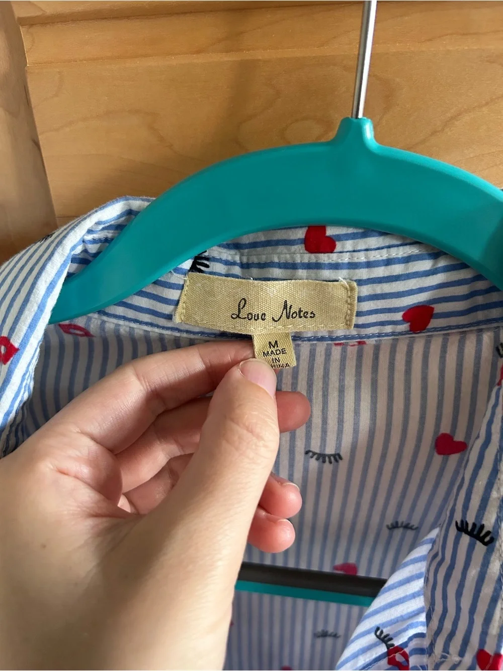 Fun Button-Down Front-Tie shirt